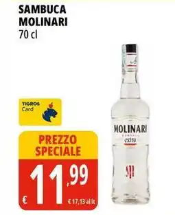 Tigros Sambuca MOLINARI offerta