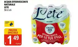 Tigros Acqua effervescente naturale LETE offerta