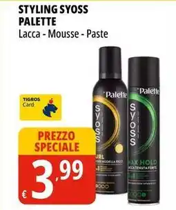 Tigros Styling syoss PALETTE offerta