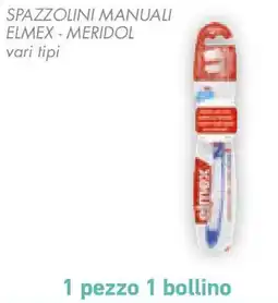 Conad Spazzolini manuali ELMEX-MERIDOL offerta