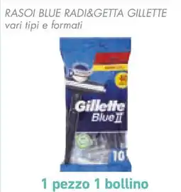 Conad Rasoi blue radi&getta GILLETTE offerta