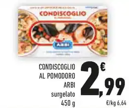 Conad Condiscoglio al pomodoro ARBI offerta