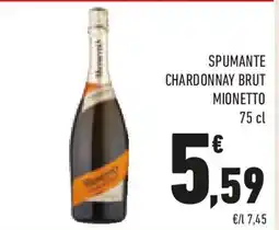 Conad Spumante chardonnay brut MIONETTO offerta