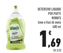 Conad Detersivo liquido per piatti WINNI'S offerta