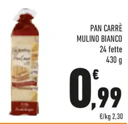Conad Pan carrè MULINO BIANCO offerta