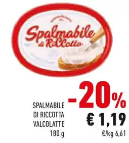 Conad Spalmabile di riccotta valcolatte offerta