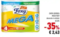 Conad Carta igienica mega FOXY offerta