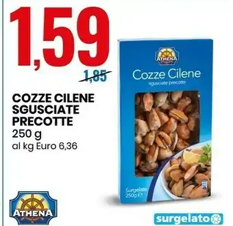 Eurospin Cozze cilene sgusciate precotte offerta