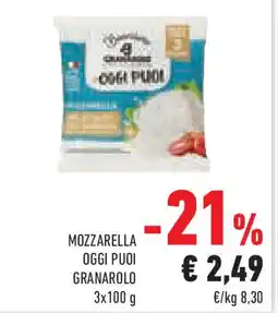 Conad Superstore Mozzarella oggi puoi GRANAROLO offerta