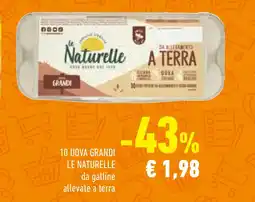 Conad Superstore 10 uova grandi LE NATURELLE offerta