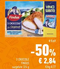Conad Superstore 3 croccole FINDUS offerta