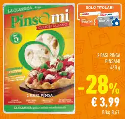 Conad Superstore 2 basi pinsa PINSAMI offerta