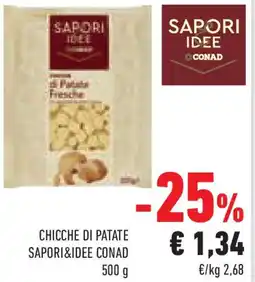 Conad Superstore Chicche di patate SAPORI&IDEE CONAD offerta