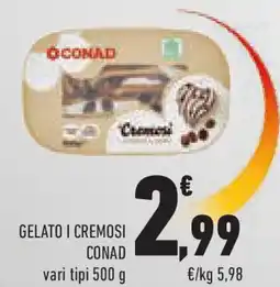 Conad Superstore Gelato i cremosi CONAD offerta
