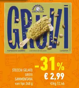 Conad Superstore Stecchi gelato gruvi SAMMONTANA offerta