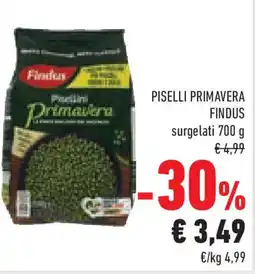Conad Superstore Piselli primavera FINDUS surgelati offerta