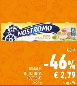 Conad Superstore Tonno in olio di oliva NOSTROMO offerta