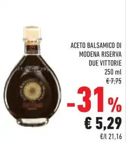 Conad Superstore Aceto balsamico di modena riserva due VITTORIE offerta