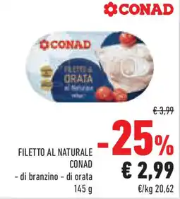Conad Superstore Filetto al naturale CONAD offerta