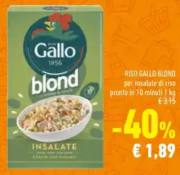 Conad Superstore Riso gallo blond offerta