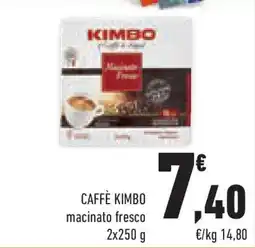 Conad Superstore Caffè KIMBO macinato fresco offerta