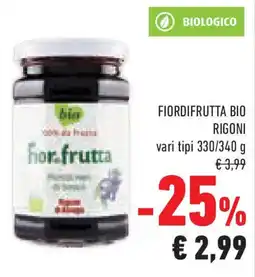 Conad Superstore Fiordifrutta bio RIGONI offerta