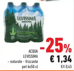 Conad Superstore Acqua LEVISSIMA offerta