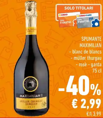 Conad Superstore Spumante MAXIMILIAN offerta