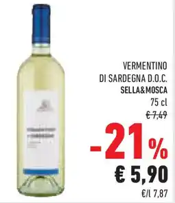 Conad Superstore Vermentino di sardegna d.o.c. SELLA&MOSCA offerta