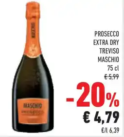 Conad Superstore Prosecco extra dry treviso MASCHIO offerta