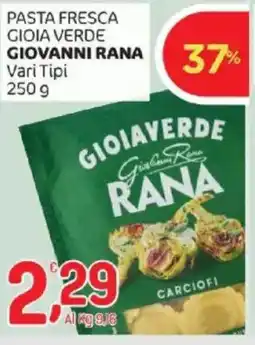 Crai Pasta fresca gioia verde GIOVANNI RANA offerta