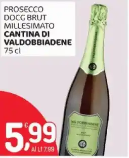 Crai Prosecco docg brut millesimato CANTINA DI VALDOBBIADENE offerta