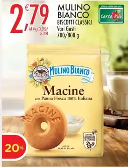 Crai Mulino bianco biscotti classici offerta