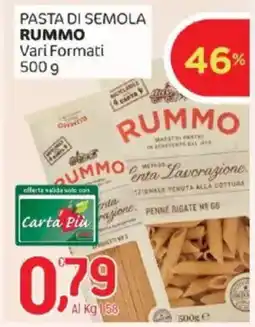 Crai Pasta di semola RUMMO offerta
