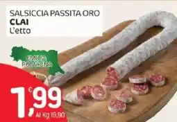 Crai Salsiccia passita oro CLAI offerta