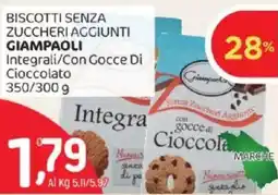 Crai Biscotti senza zuccheri aggiunti GIAMPAOLI offerta