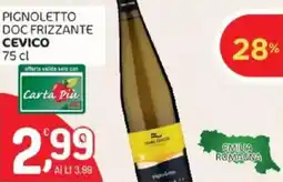 Crai Pignoletto doc frizzante CEVICO offerta