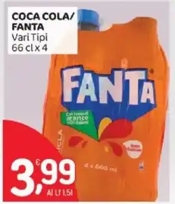 Crai COCA COLA/ FANTA Vari Tipi offerta