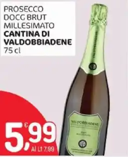 Crai Prosecco docg brut millesimato CANTINA DI VALDOBBIADENE offerta