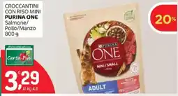 Crai Croccantini con riso mini PURINA ONE offerta