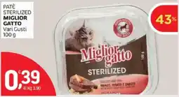 Crai Patè sterilized MIGLIOR GATTO offerta