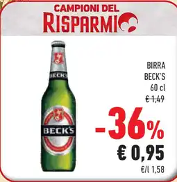 Conad Superstore Birra BECK'S offerta