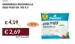 Prezzemolo e Vitale Granarolo mozzarella oggi puoi offerta