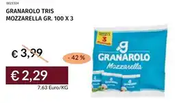 Prezzemolo e Vitale Granarolo tris mozzarella offerta