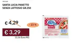 Prezzemolo e Vitale Santa lucia panetto senza lattosio offerta