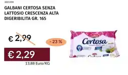 Prezzemolo e Vitale Galbani certosa senza lattosio crescenza alta digeribilita offerta