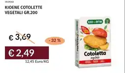 Prezzemolo e Vitale Kioene cotolette vegetali offerta