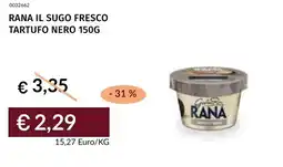 Prezzemolo e Vitale Rana il sugo fresco tartufo nero offerta
