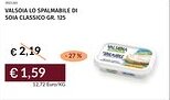 Prezzemolo e Vitale Valsoia lo spalmabile di soia classico offerta