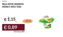 Prezzemolo e Vitale Milk kefir cremoso avena e noci offerta